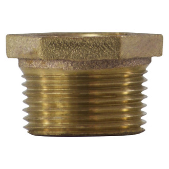 Midland Metal® - 1-1/4" NPT(M) to 3/4" NPT(F) Bronze Lead Free Pipe/Pipe Hex Bushing