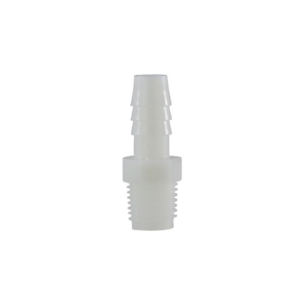 Midland Metal® - 1-1/4" Hose I.D. to 1" MIP(M) Nylon White Hose/Pipe Adapter