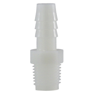 Midland Metal® - 3/4" Hose I.D. to 3/4" MIP(M) Nylon White Hose/Pipe Adapter