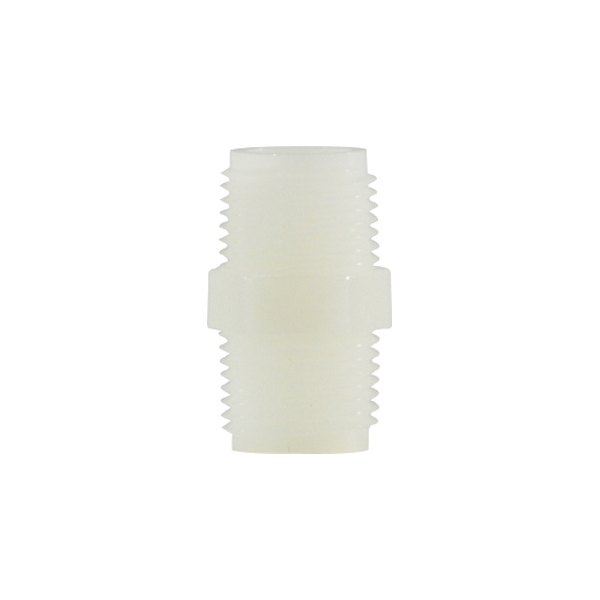 Midland Metal® - 1" Male Nylon White Pipe Hex Nipple