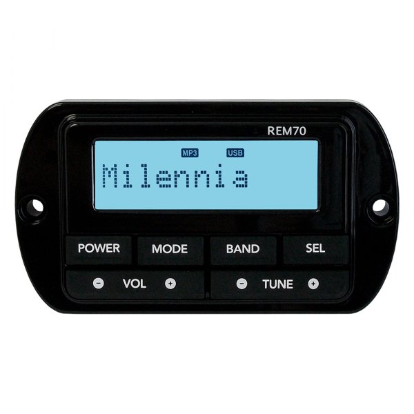 Millennia® - Black Wired Stereo Remote Control