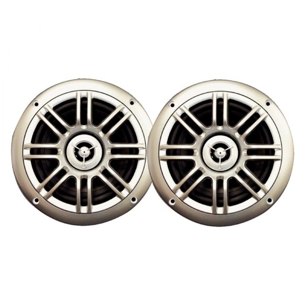 Millennia® - 150W 2-Way 4-Ohm 6.5" Silver Flush Mount Speakers, Pair