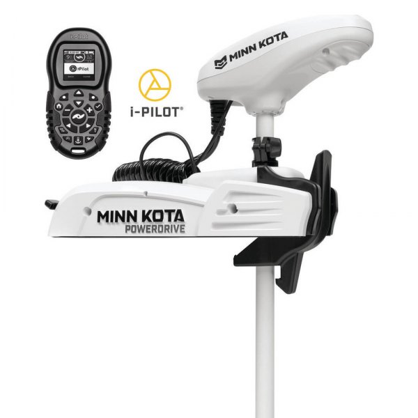 Minn Kota® - Riptide PowerDrive 24V 70 lb Thrust 54" Shaft Bow Mount Trolling Motor with i-Pilot and Bluetooth