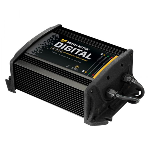 Minn Kota® - 10A 2-Bank Digital On-Board Battery Charger