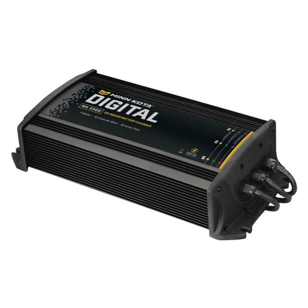 Minn Kota® - 30A 3-Bank Digital On-Board Battery Charger