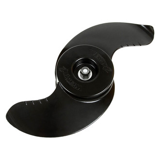 Minn Kota® - Weedless Wedge II Series MKP-38 RH Rotation 2-Blade Plastic Non-Thru Hub Exhaust Propeller for Pin Drive