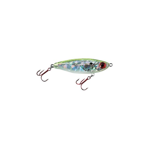 MirrOlure® - Catch 5™ Series III™ Suspending Twitchbait 3.5" 3/4 oz. Chartreuse Back/Pearl Belly/Silver Scale Hard Bait