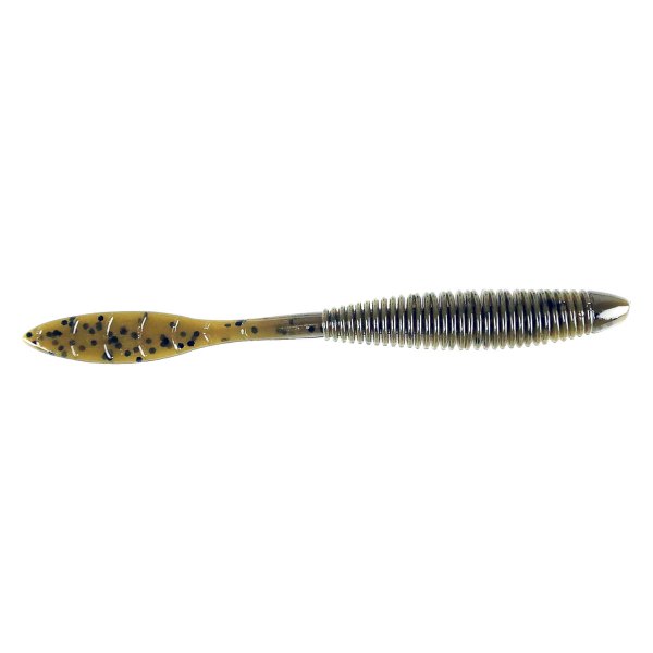 Missile Baits® - Bomb Shot Worm™ 4" 1/8 oz. Green Pumpkin Soft Baits