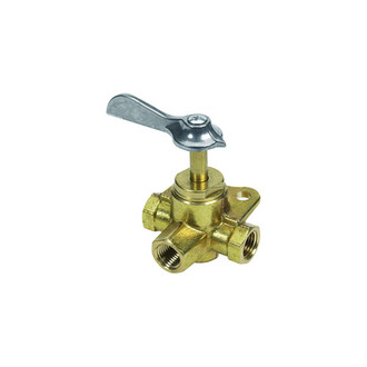Moeller Marine® - 1/4" NPT 3-Way Female Brass Valve