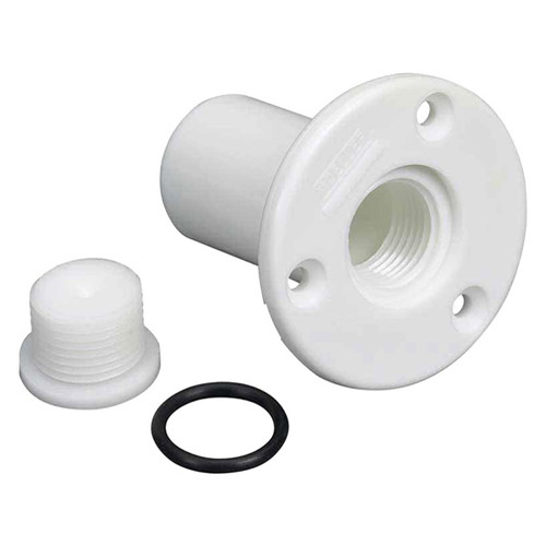 Seachoice 19131 Adjustable Plastic Splashwell Drain Tube For Boats - 1 Plug