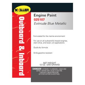 Moeller Marine® - Color Vision 12 oz. Blue Metallic Engine Paint