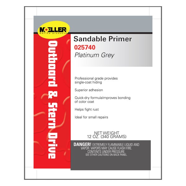 Moeller Marine® - 12 oz. Platinum Gray Multi-Purpose Primer