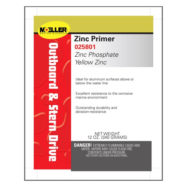 Moeller Marine® - 12 oz. Phosphate Yellow Zinc Aluminum Primer