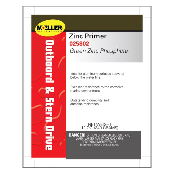 Moeller Marine® - 12 oz. Phosphate Green Zinc Aluminum Primer