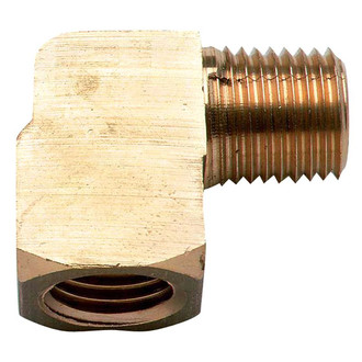 Moeller Marine® 033206-10 - 3/8" NPT Female x 3/8" NPT Male Brass Elbow