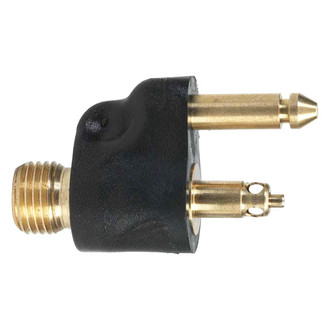 Moeller Marine® - 1/4" NPT Male Plastic Tank Connector for Johnson/Evinrude Engines