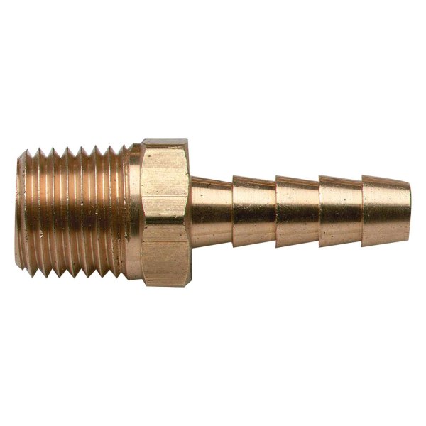 Moeller Marine® - 1/4" Hose I.D. to 1/4" NPT(M) Brass Hose/Pipe Adapter