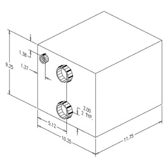 Moeller Marine® - 4 gal Waste Tank