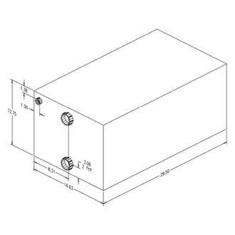 Moeller Marine® - 25 gal Waste Tank