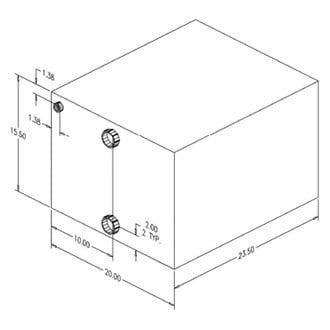 Moeller Marine® - 28 gal Waste Tank