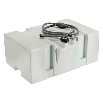Moeller Marine® - 22 Gal White Topside Fuel Tank
