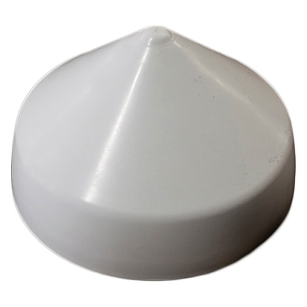 Monarch® - 11.5" D White Polyethylene Conical Piling Cap