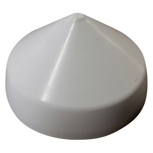 Monarch® - 16" D White Polyethylene Flat Piling Cap