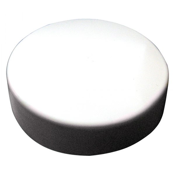 Monarch® - 11.5" D White Polyethylene Flat Piling Cap