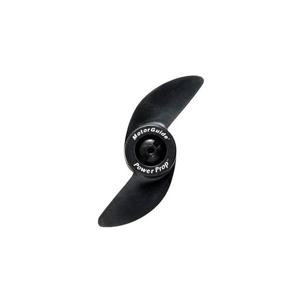MotorGuide® - Power Series Black 3"D RH Rotation 2-Blade Plastic Non-Thru Hub Exhaust Propeller for Pin Drive