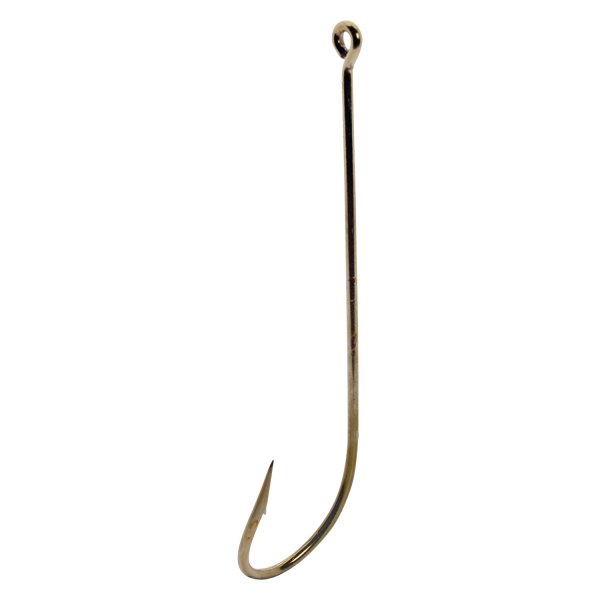 Mustad® - Classic Carlisle Long Shank 2 Size Bronze Bait Hooks, 100 Pieces