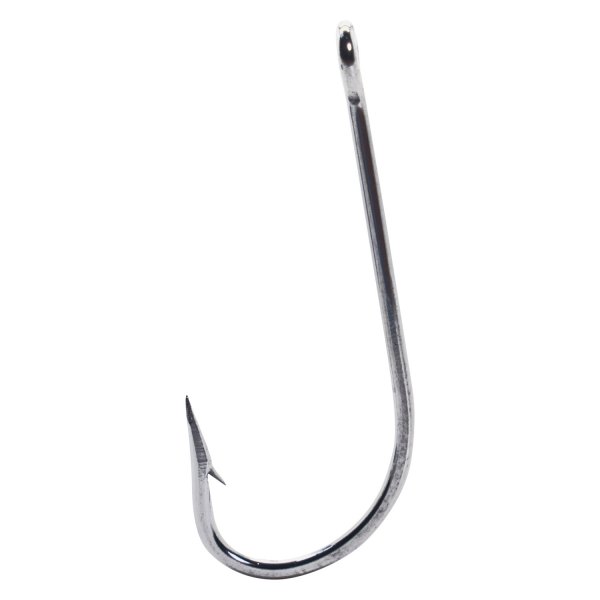 Mustad® - O'Shaughnessy 2/0 Size Stainless Steel Hooks, 50 Pieces