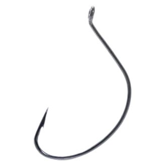 Mustad® 37160-BN-2/0-8 - Wide Gap 2/0 Size Black Nickel Hooks, 8 Pieces 