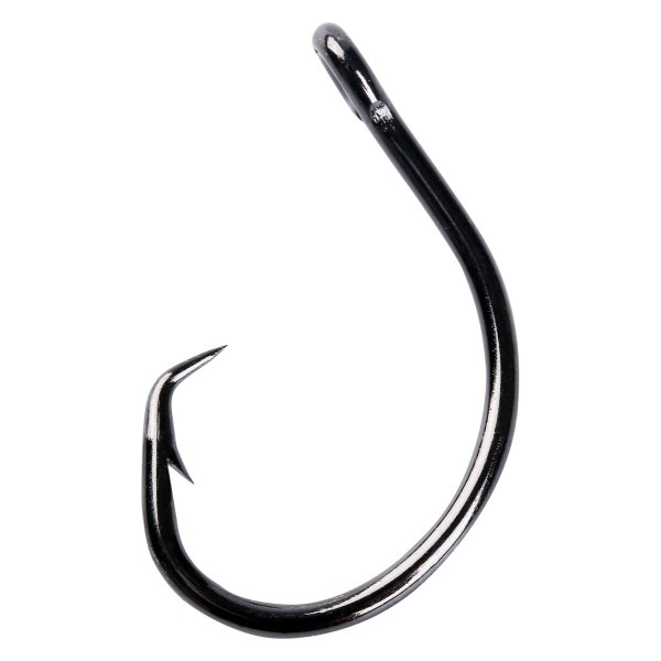 Mustad® 39948NP-BN-8/0-6U - Demon™ Wide Gap Perfect Circle 8/0 Size Black  Nickel 2X Strong Hooks, 6 Pieces