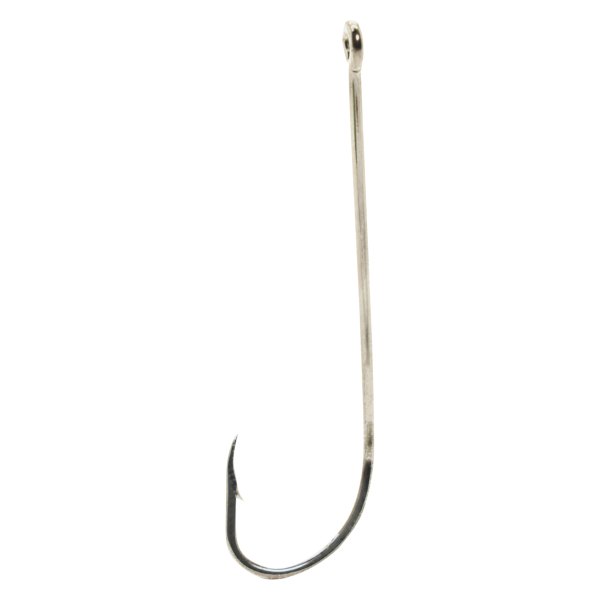 Mustad® - Long Shank 1/0 Size Nickel Beak Hooks, 8 Pieces