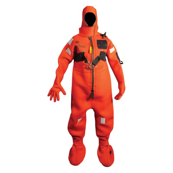 Mustang Survival® - Child Red Neoprene Cold Water Immersion Suit with Harness