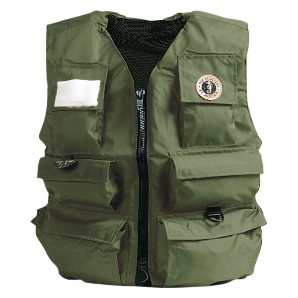 Mustang Survival® - Medium Olive Inflatable Fisherman Vest
