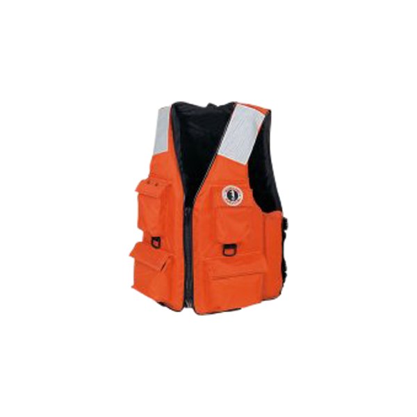  Mustang Survival® - 4-Pocket Medium Orange Life Vest