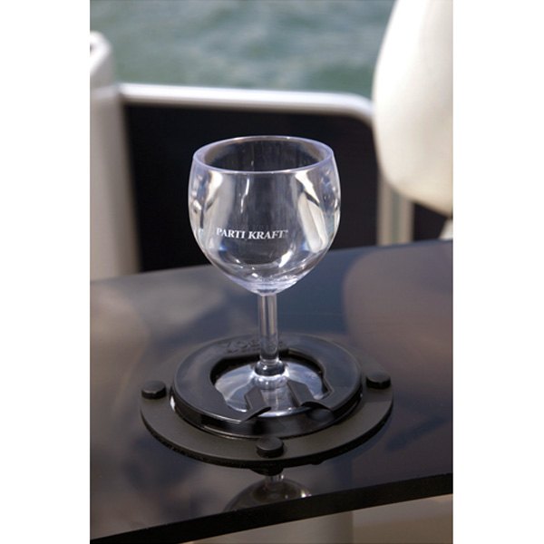 Nargiboy® - 3-1/8" Black Yoebi Wine Glass Holder