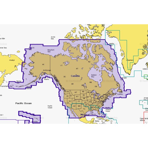 Navionics® - Navionics+ Regions Canada & Alaska microSD Format Electronic Chart