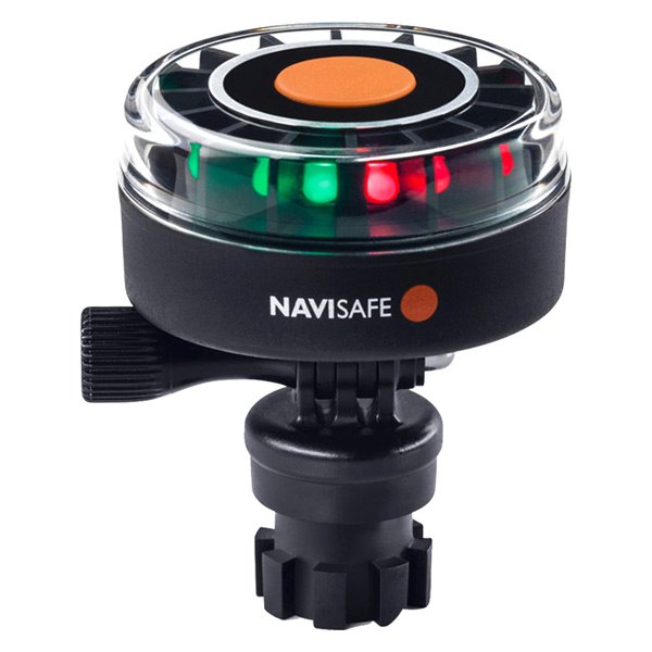 Navisafe® - Black Rail Mount Tri-Color LED Light with Navimount Base