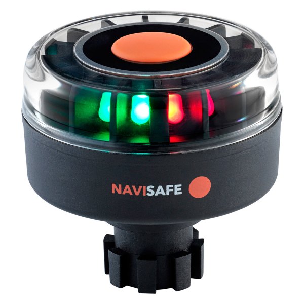 Navisafe® - Black RIB Mount Tri-Color LED Light with Navibolt Base