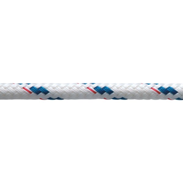 New England Ropes® - 1/4" D x 600' L Sta-Set Fleck Colors Polyester Double Braid Multi-Purpose Line