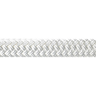 New England Ropes® - 3/8" D x 25' L White Nylon Double Braid Dock Line