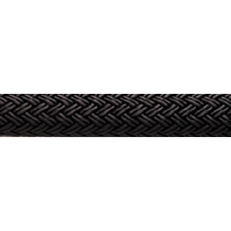 New England Ropes® - 3/8" D x 15' L Black Nylon Double Braid Dock Line