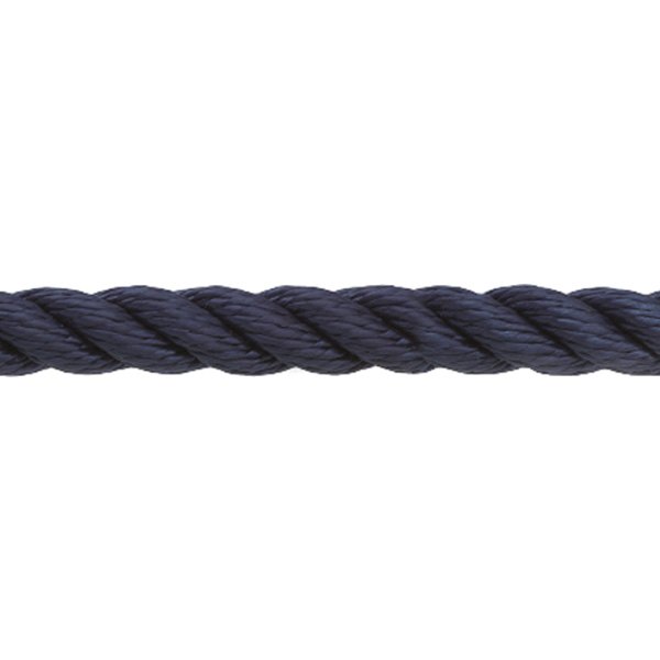 New England Ropes® - Premium 3/8" D x 15' L Blue Nylon 3-Strand Dock Line