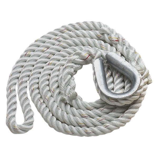 New England Ropes® - 5/8" D x 12' L Nylon 3-Strand Mooring Pendant