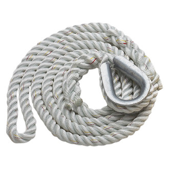 New England Ropes® - 3/4" D Nylon 3-Strand Mooring Pendant