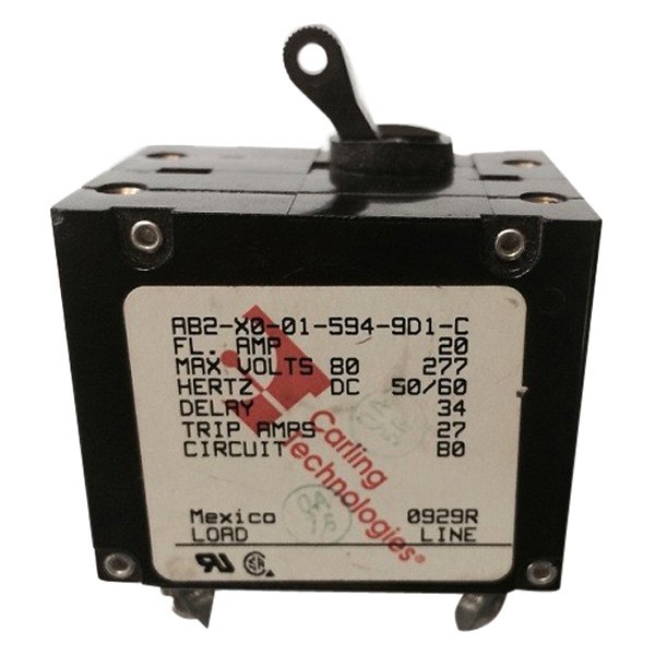 Newmar® - 30 A Double Pole Circuit Breaker with Black Throw