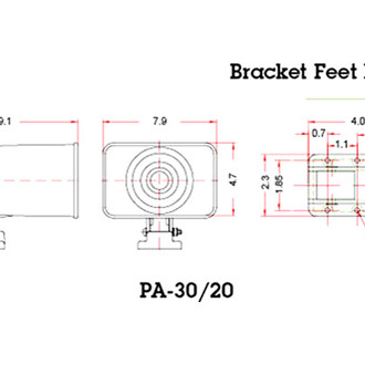 Newmar® - 30W 1-Way 8-Ohm White Horn Speaker