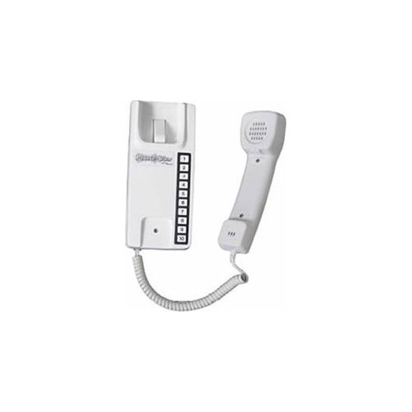 Newmar® - White Wired Privacy Handset with with 2 Call-Buttons